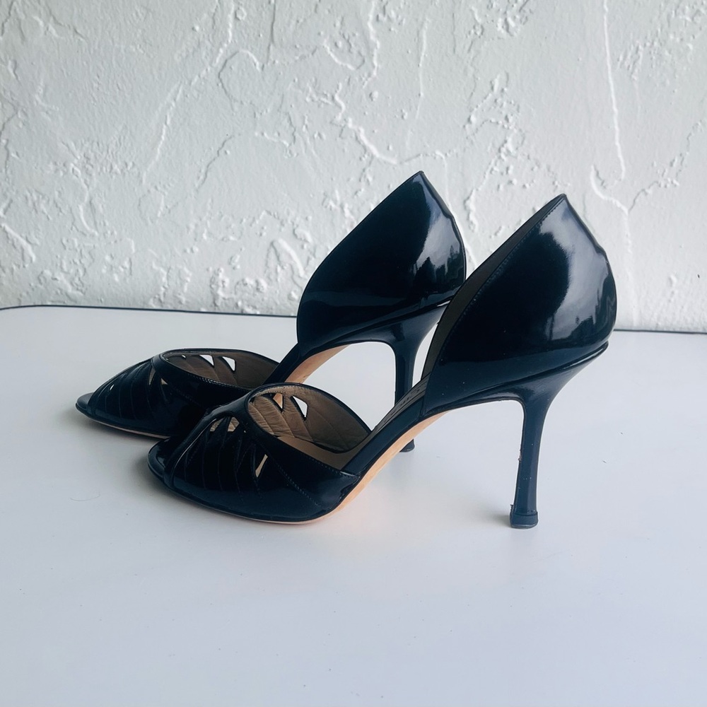 Jimmy Choo Black Patent Leather Women's Shoes - Picture 5 of 15